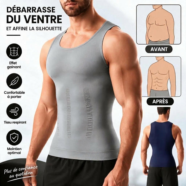 Débardeur Gainant Homme Sans Coutures