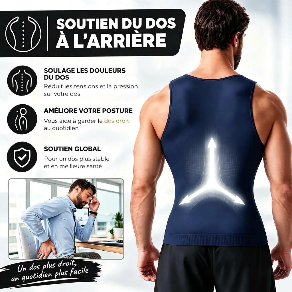 Débardeur Gainant Homme Sans Coutures